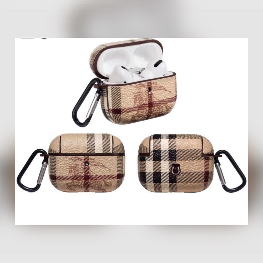 DESIGNER AIRPOD PRO GEN 1 & 2 PROTECTIVE CASE W/KEYRING